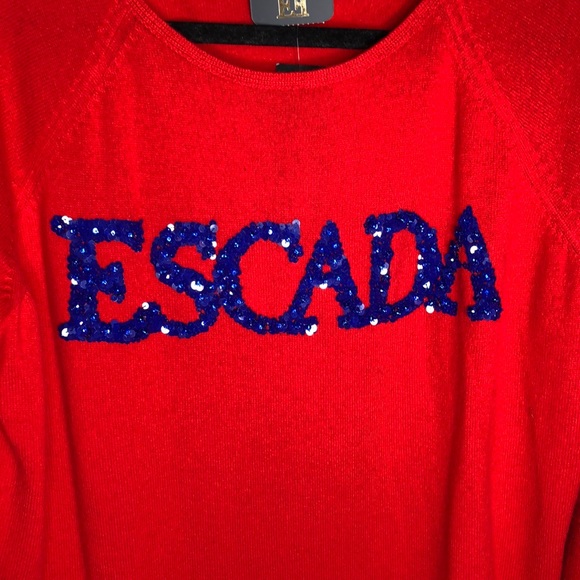 ‼️SOLD‼️ESCADA Savi Wool & Cashmere-Blend Sweater - Picture 3 of 7